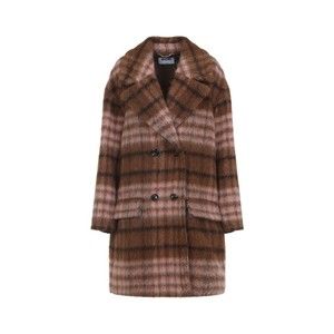 Moschino Double-Breasted Plaid Coat With Warm Acrylic Blend - NWT